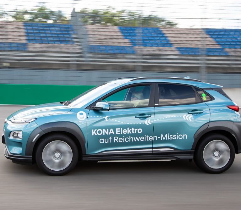 Hyundai kona deals driving range